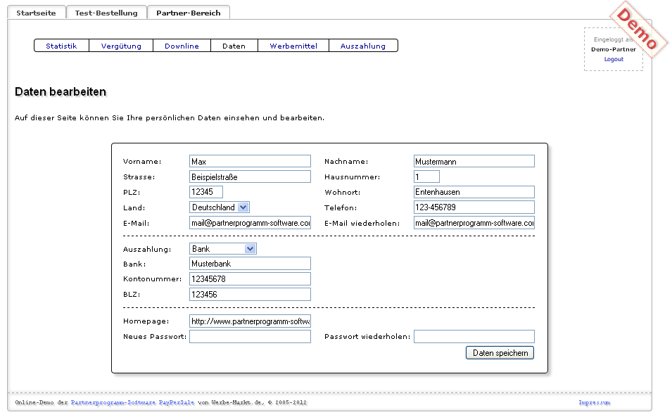 Daten-Partner Programme