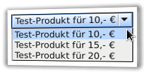 Screenshot Bestellformular ohne Mutli-Bestellung