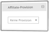 Keine Provision auf einzelnen Artikel