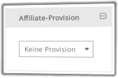 Keine Provision auf einzelnen Artikel
