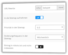 Aufnahme einer Content-Seite in die Sitemap im Gambio-Admin