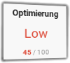 PageSpeed (Desktop) ESOVita ohne Ladezeitoptimierungs-Modul: 45
