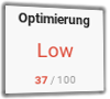 PageSpeed (Desktop) Stamp Corner ohne Ladezeitoptimierungs-Modul: 37