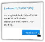 Modul Ladezeitoptimierung installieren