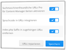 Sprachcode in URLs integrieren