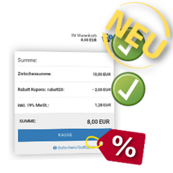 Jetzt also doch: Gambio-Modul zur Rabatt Anzeige im Warenkorb