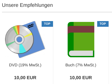 Unsere Empfehlungen, Vorschaubild von DVD und Buch