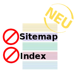 Neu: No Sitemap, no Index