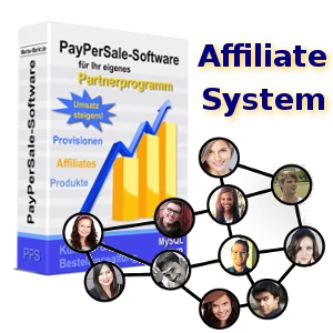Affiliate-System, Netzwerk lächelnder Gesichter