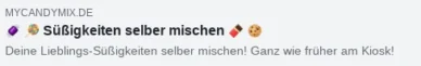 - Süßigkeiten selber mischen. Fruchtgummi, Lakritz & Co.Index Lieblings-Süßigkeiten selber mischen. Ganz wie früher am Kiosk!