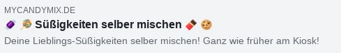 đŹ đ SĂŒĂigkeiten selber mischen đ« đȘ