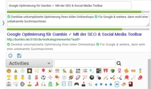 Darstellung von Emoji mit der Toolbar im Firefox