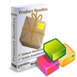 Bunte Pakete vor der Product-Bundles-Softwarebox