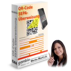 QR-Code für SEPA-Überweisungen in Gambio einrichten