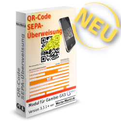 Neu: QR-Code SEPA-Überweisung für Gambio