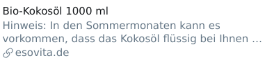 Twitter-Preview: Bio-Kokosöl 1000 ml