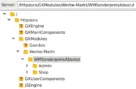 Verzeichnisbaum /httpdocs/GXModules/Werbe-Markt/WMSonderpreisAbsolut in FileZilla