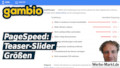 gambio PageSpeed: Teaser-Slider Größen