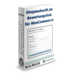 Shopauskunft.de Bewertungslink für WooCommerce