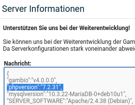 Server Informationen: "gambio":"v4.0.0.0", "phpversion":"7.2.31",