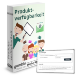 Screenshot mit Feldsets Einstellungen und CronJob vor der Produktverfügbarkeit-Softwarebox