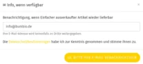 Modal mit Text: Die Datenschutzbestimmungen habe ich zur Kenntnis genommen und stimme ihnen zu.