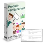 Verschwommener Screenshot mit Einstellungsmöglichkeiten zu Bestätigung und Benachrichtigung vor der Produktverfügbarkeit-Softwarebox