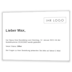 E-Mail mit Anrede "Lieber Max"