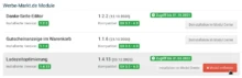 Ladezeitoptimierung Installierte Version: 1.4.13, Mauszeiger auf Button Modul entfernen
