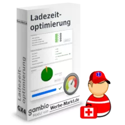 Medizinischer Helfer vor der Ladezeitoptimierung Software-Box