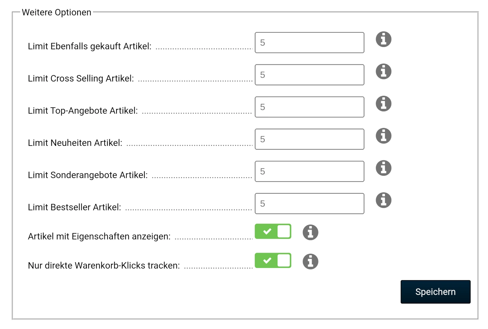 Limit Ebenfalls gekauft Artikel: 1 Limit Cross Selling Artikel: 1 Limit Top-Angebote Artikel: 0 Limit Neuheiten Artikel: 0 Limit Sonderangebote Artikel: 0 Limit Bestseller Artikel: 5 Artikel mit Eigenschaften anzeigen: ja