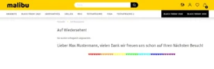 Gambio Shop Logout Seite mit individueller Kundenansprache