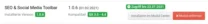 SEO & Social Media Toolbar > Modul entfernen