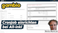 Gambio CronJob einrichten bei All-inkl
