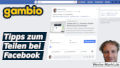 Gambio Tipps zum Teilen bei Facebook