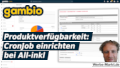 Gambio Produktverfügbarkeit: CronJob einrichten bei All-inkl