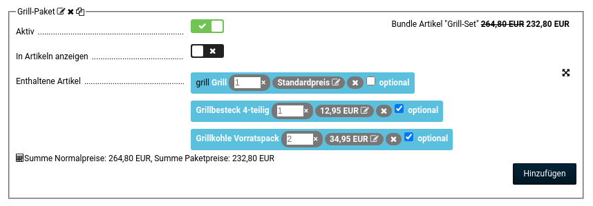 Grill-Paket bestehend aus Grill, Grillkohle Vorratspack & Grillbesteck