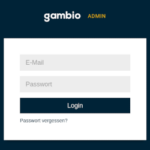 🔐 Gambio Admin Login