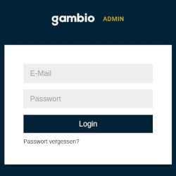 🔐 Gambio Admin Login