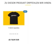 ZU DIESEM PRODUKT EMPFEHLEN WIR IHNEN: T-Shirt Gambio
