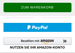 Warenkorb-Button, PayPal-Buttons und Bezahlen mit Amazon-Button