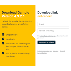 Download Gambio Version 4.9.2.1