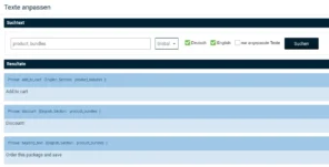 Texte anpassen: Suchtext product_bundles