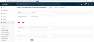 Content: Teilnahmebedingungen Partnerprogramm, Markierte Zahl in Adresseingabezeile