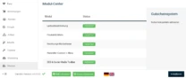 Modul-Center Gutscheinsystem installieren