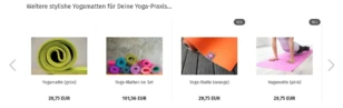 Weitere stylishe Yogamatten für Deine Yoga-Praxis…