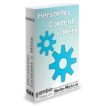 Hersteller Content + Meta Gambio Modul von Werbe-Markt.de