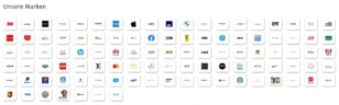 Unsere Marken mit Herstellerlogos