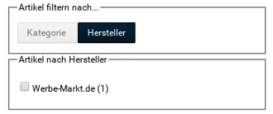 Artikel filtern nach... Hersteller: Artikel nach Hersteller: Werbe-Markt.de (1) ausgewählt