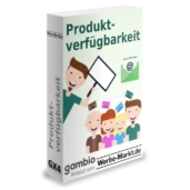 Softwarebox Produktverfügbarkeit Gambio-Modul von Werbe-Markt.de